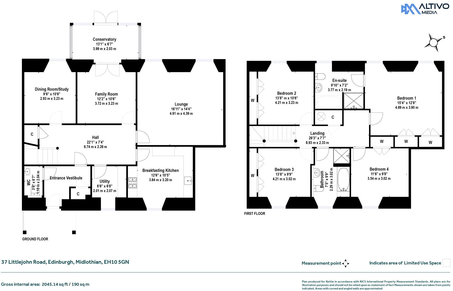 37, Littlejohn Road, Greenbank, Edinburgh floorplan