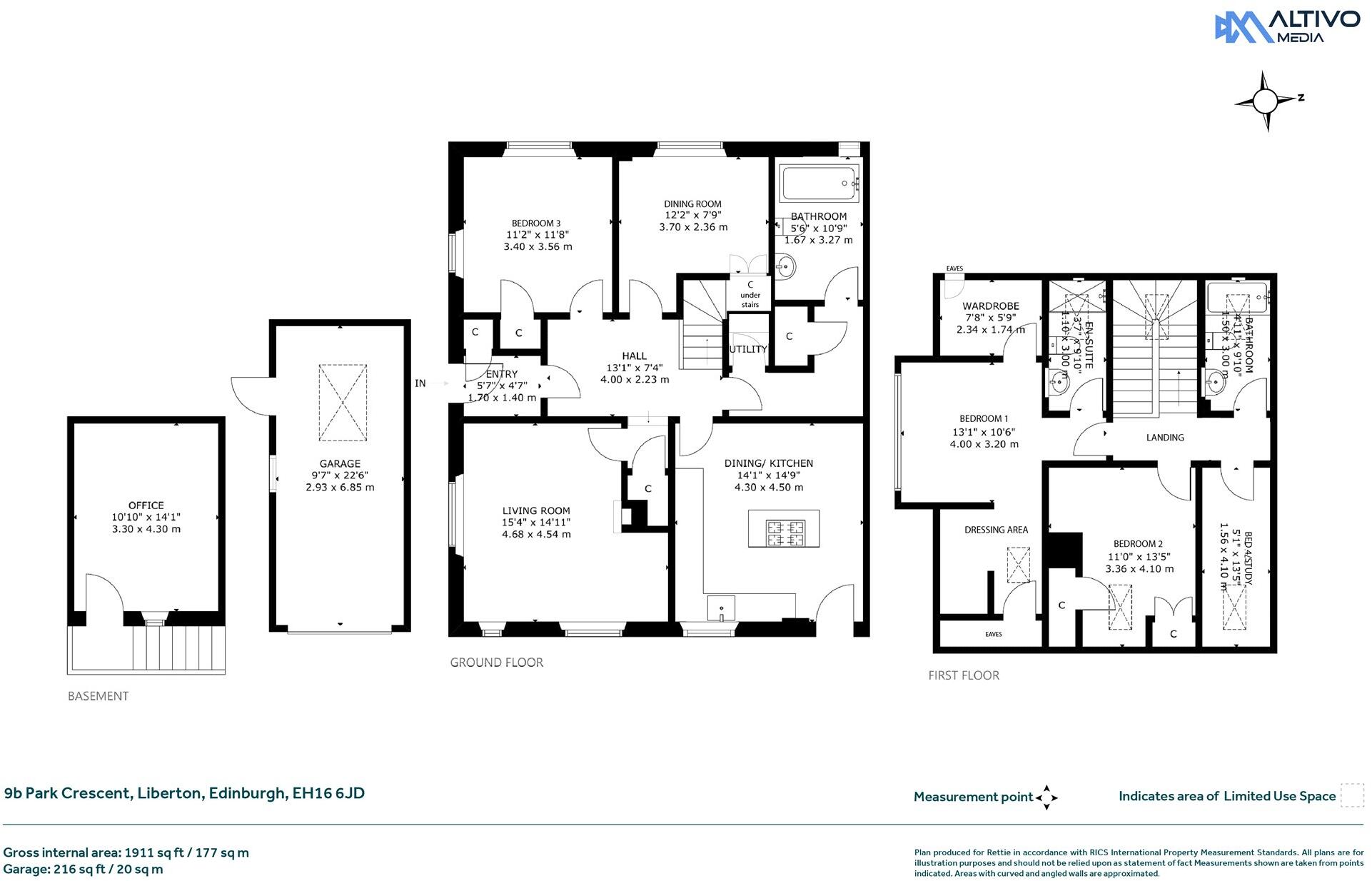 Park Crescent, Liberton, Edinburgh floorplan
