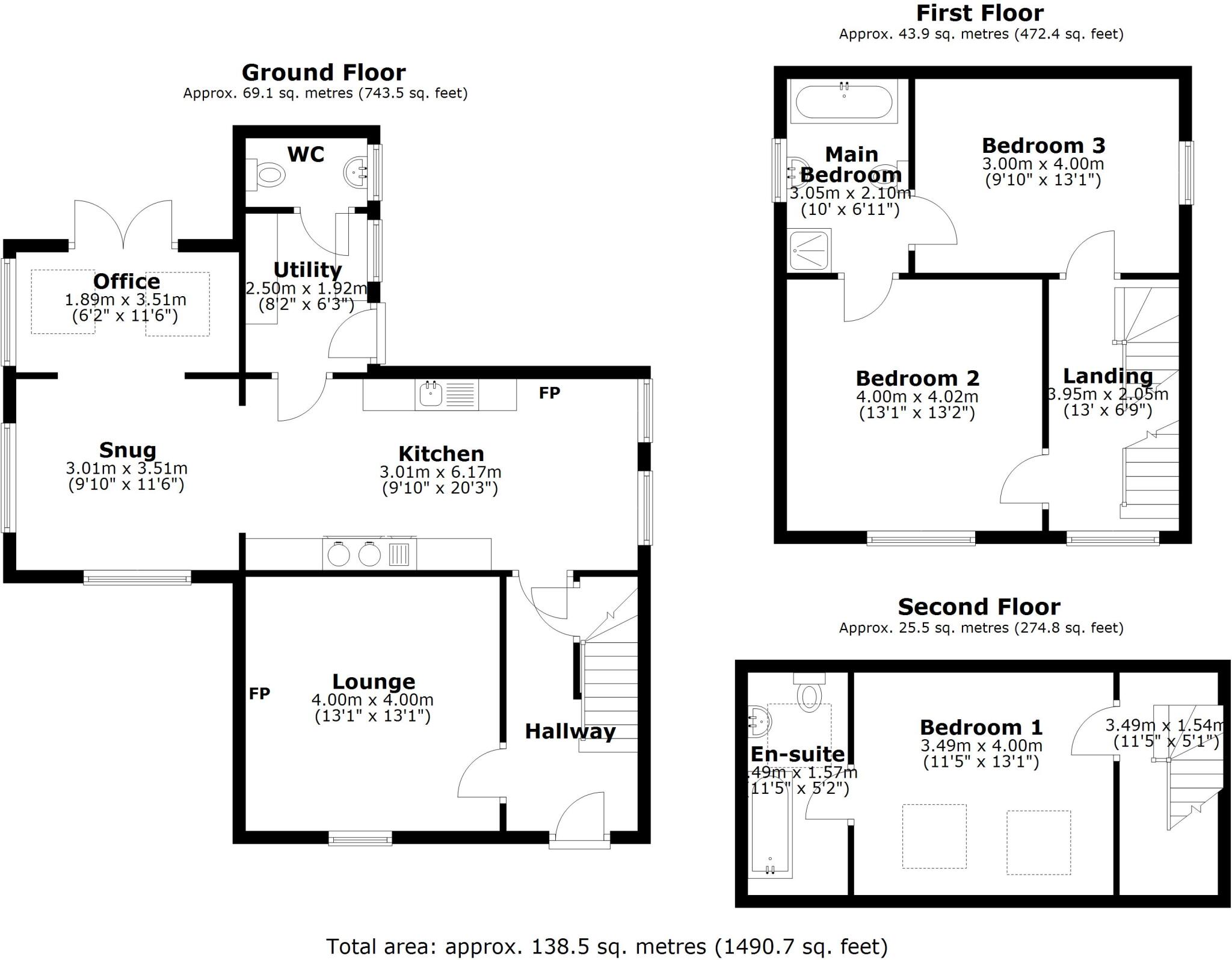 102, Main Street, Hayton, DN22 floorplan