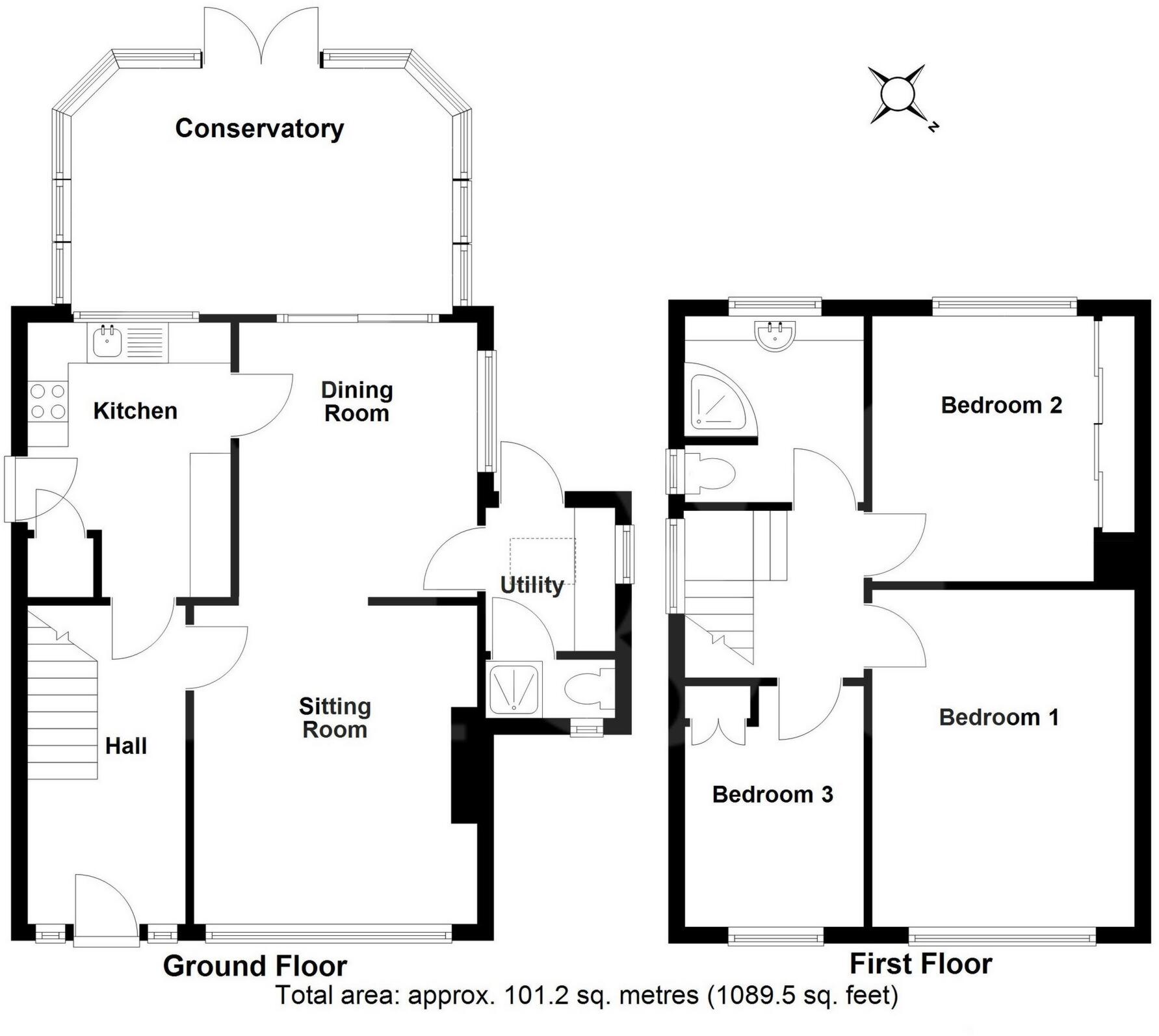 Elgar Close, Broadfields, EX2 floorplan