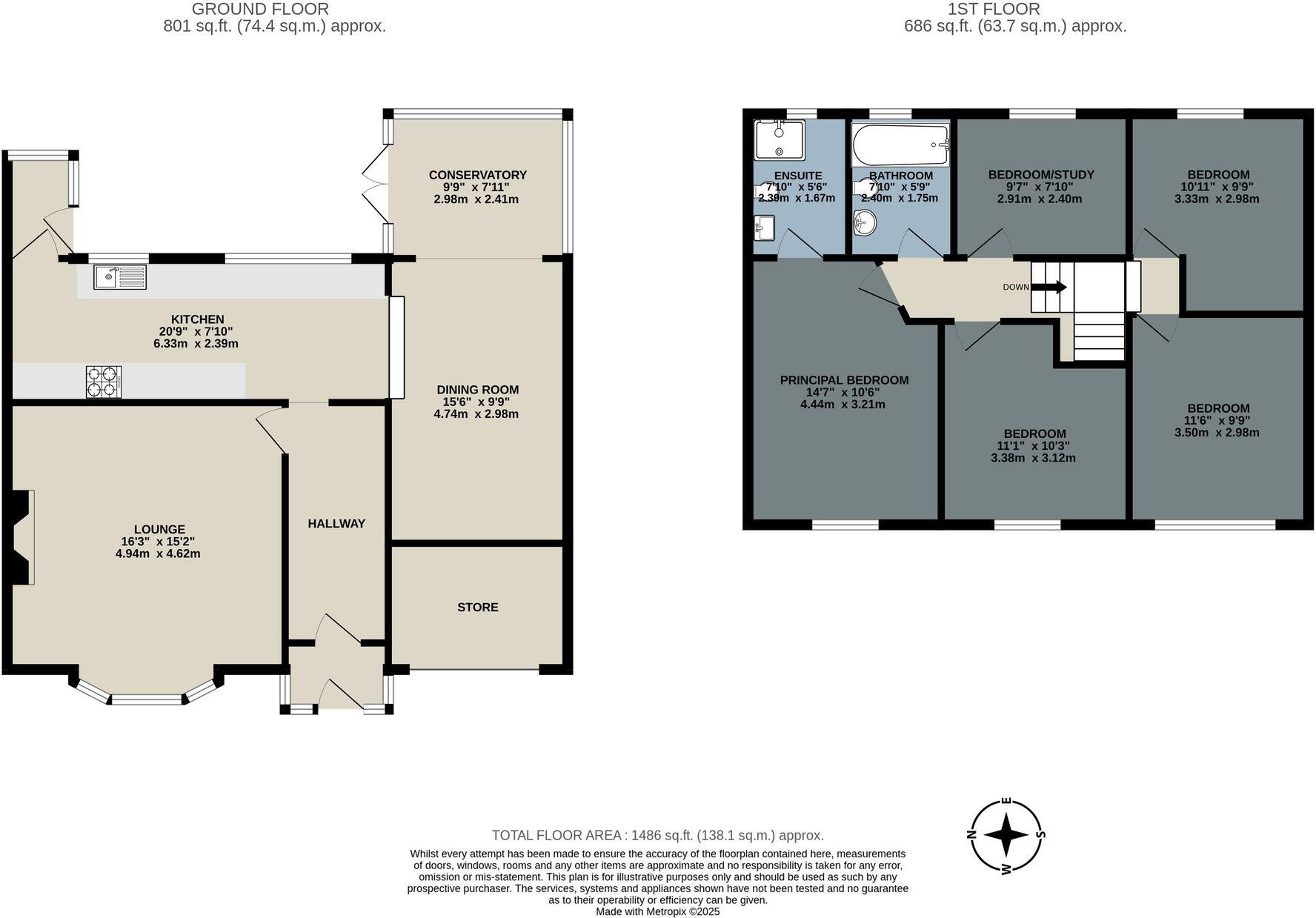 Carlton Avenue, Romiley, Stockport floorplan