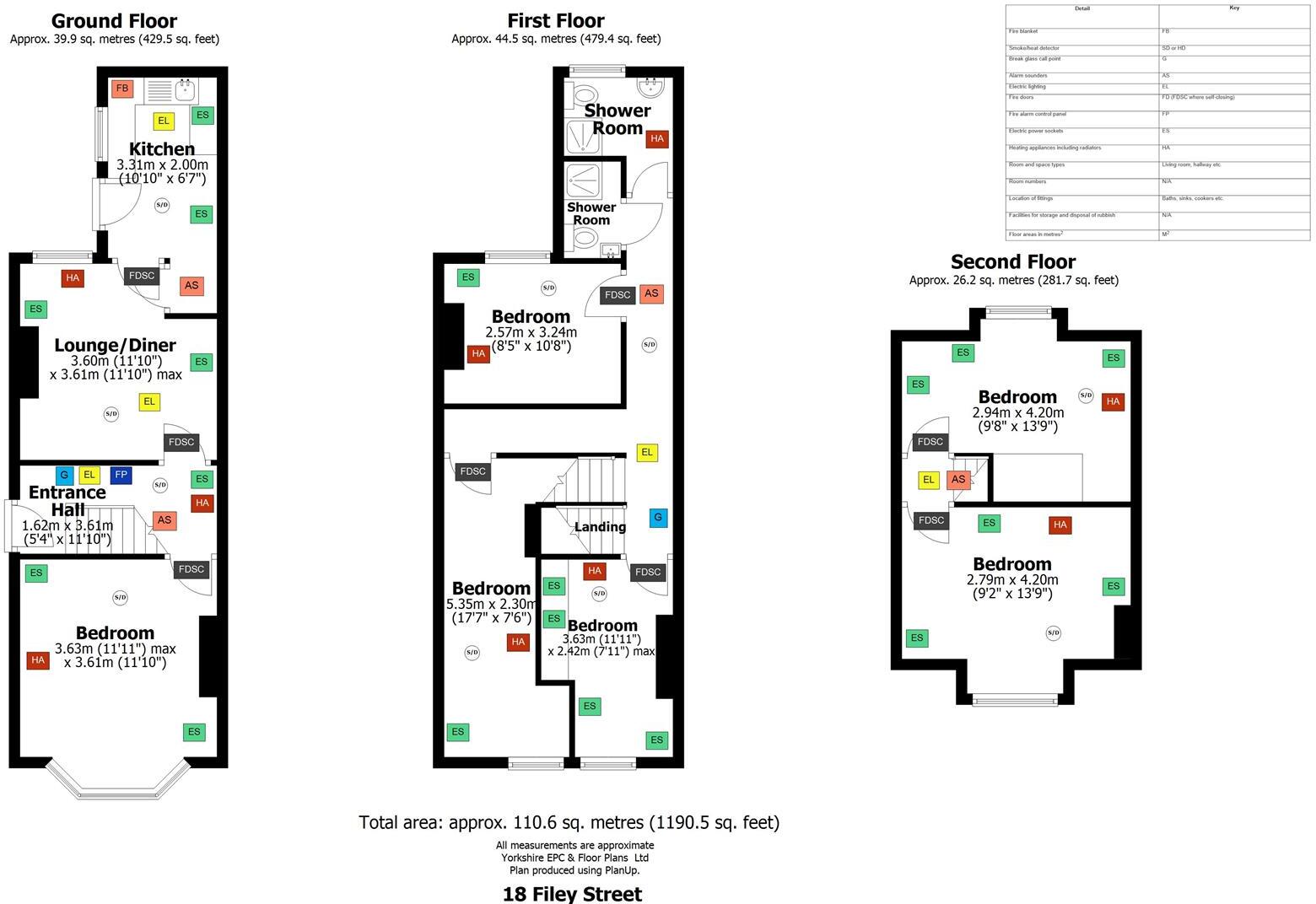 18 Filey Street, Sheffield floorplan