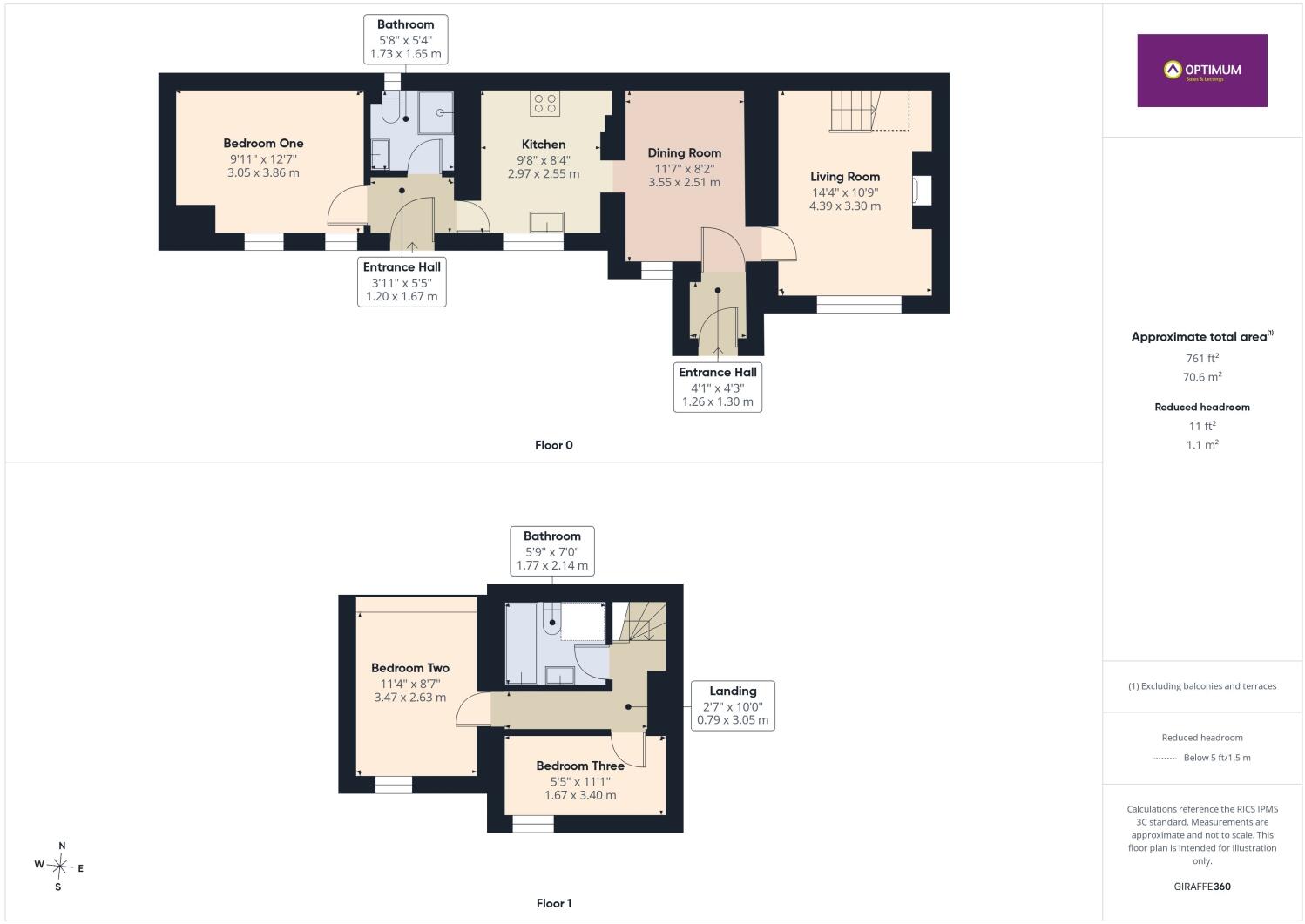 Huntly Square, Orton Waterville, Peterborough, Cambridgeshire, PE2 floorplan