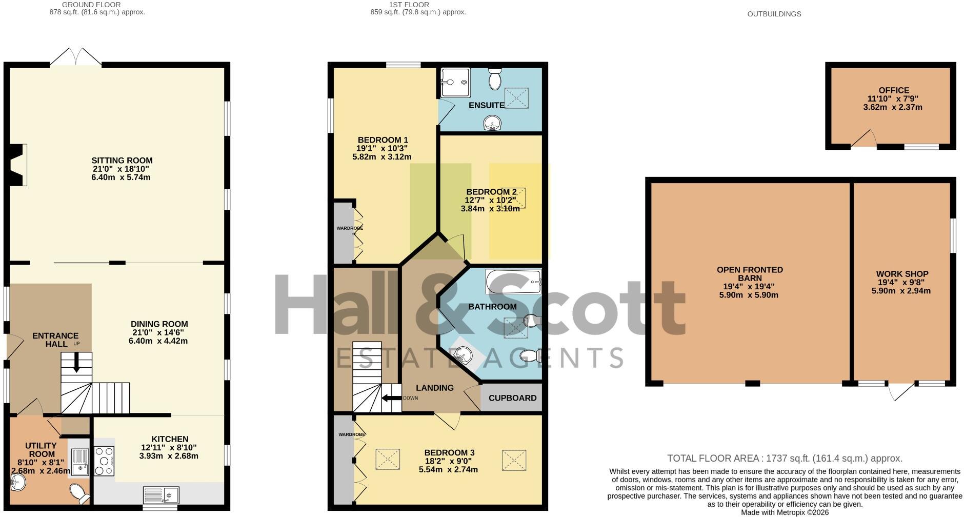 Combehayes Farm, Honiton floorplan