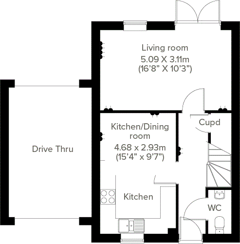 Epsom Avenue, 
Towcester, 
Northamptonshire,
NN12 7LD floorplan