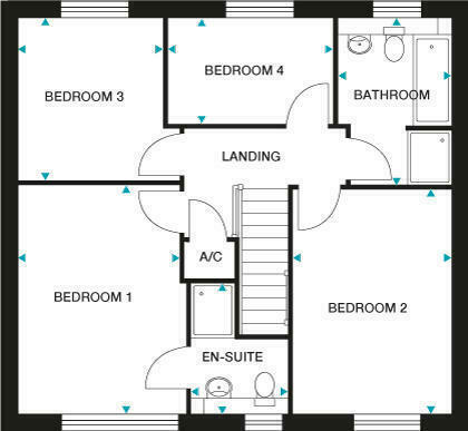 2 Brassgout Reen Road, Newport,
NP19 4FL floorplan