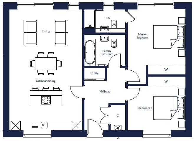Dunmow Road, Hatfield Heath, Bishop's Stortford, CM22 floorplan