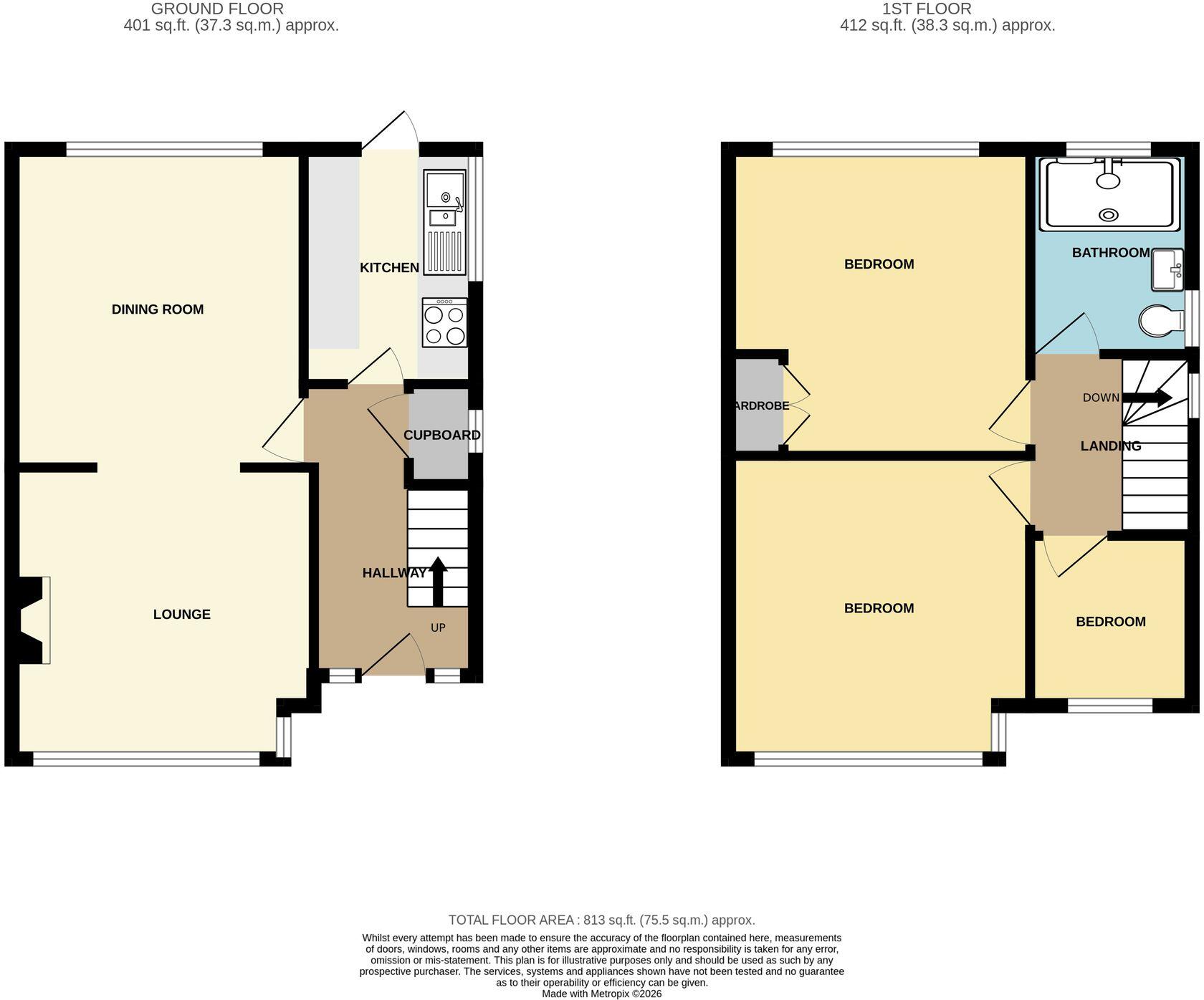 Foxhall Road, Denton, M34 floorplan