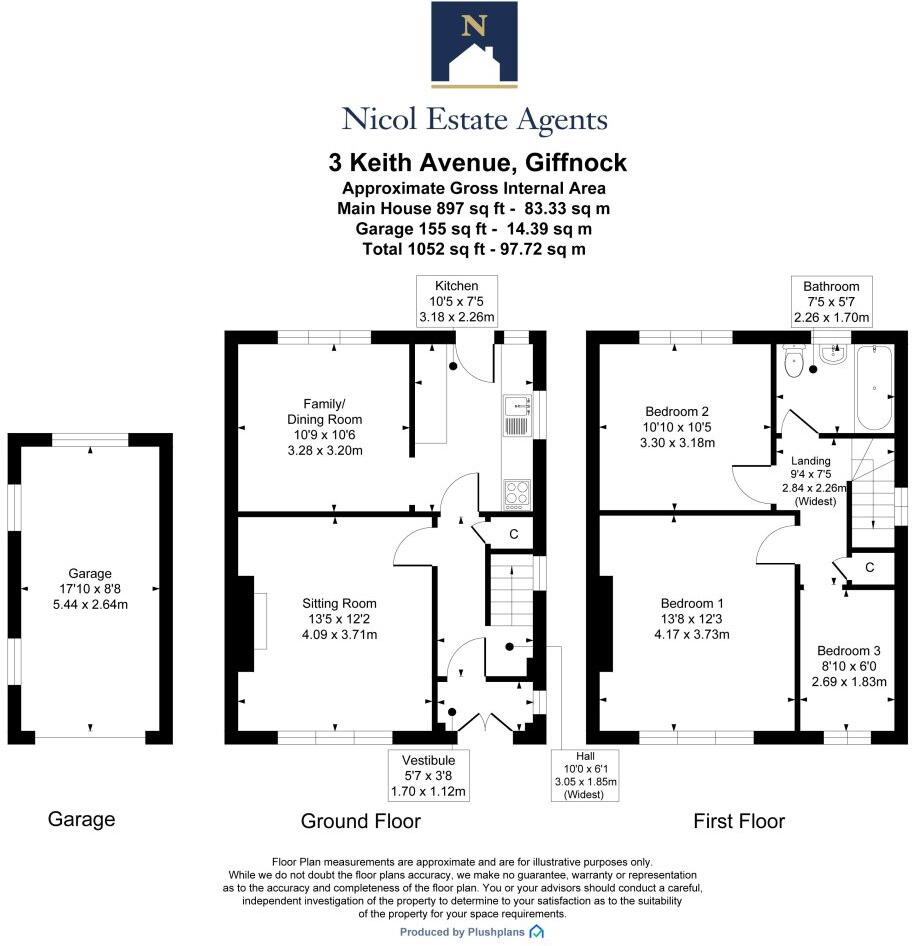 Keith Avenue, Giffnock floorplan