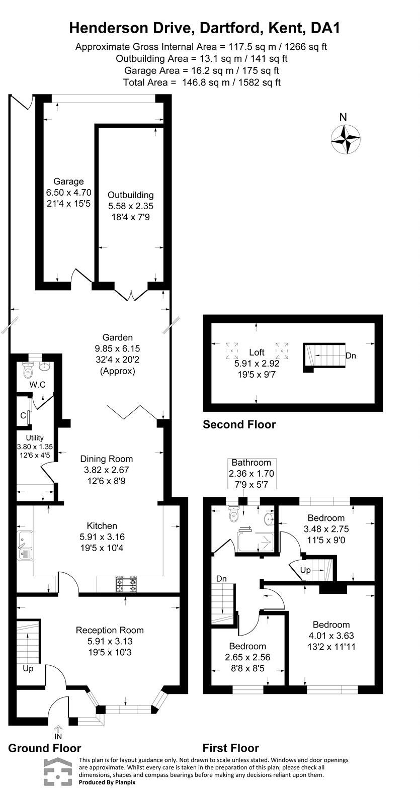 Henderson Drive, Dartford, Kent, DA1 floorplan