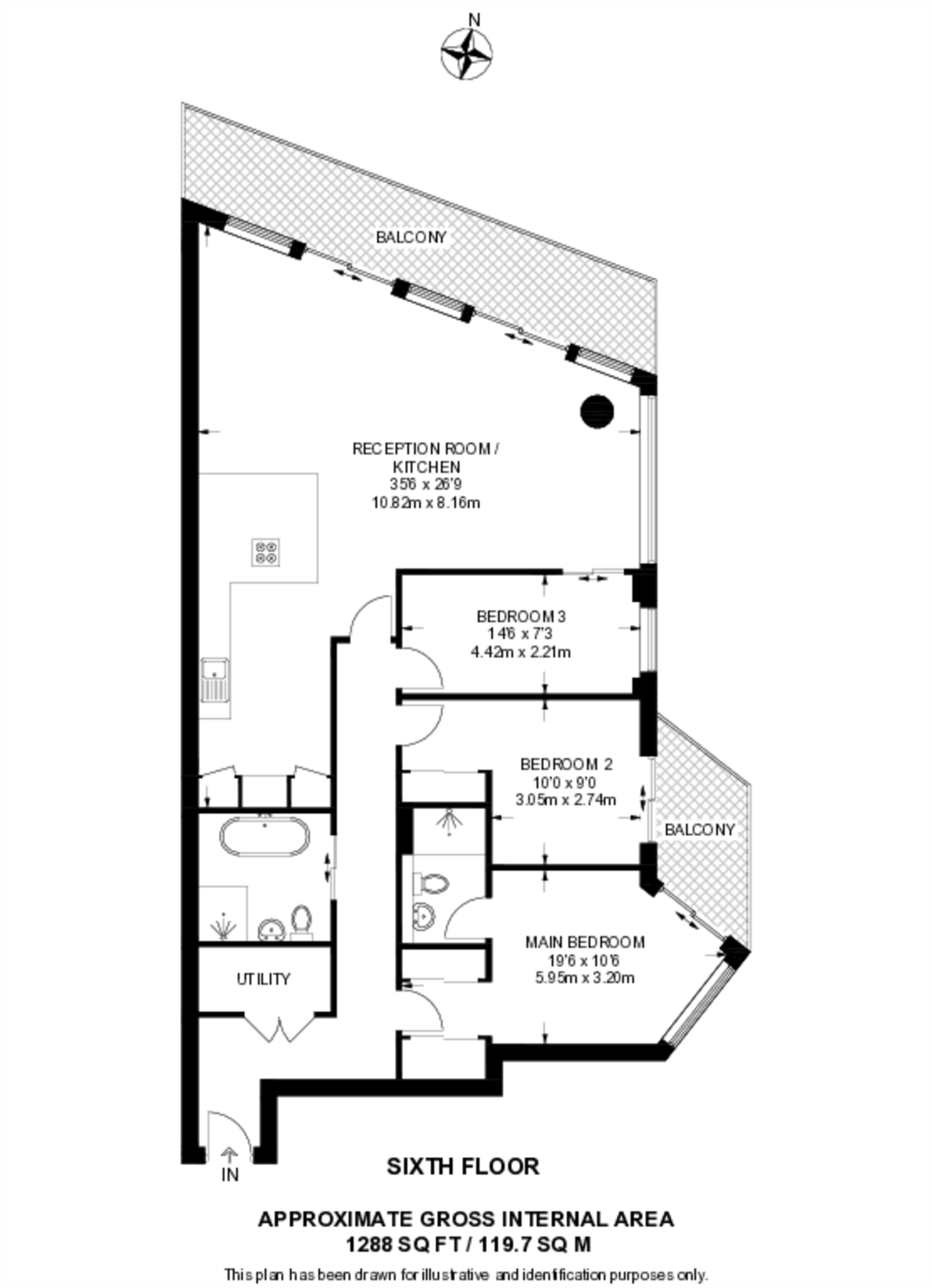 Commodore House, Wandsworth, London, SW18 floorplan