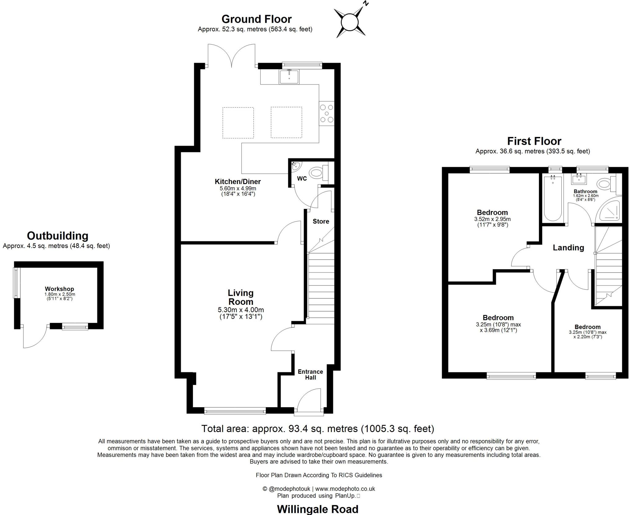 Willingale Road, Loughton floorplan