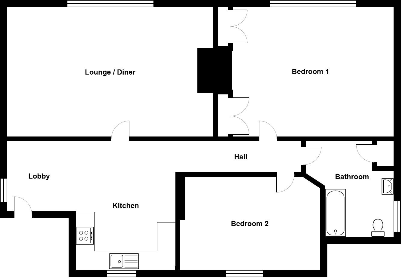 Park Road, Swanage, Dorset, BH19 floorplan