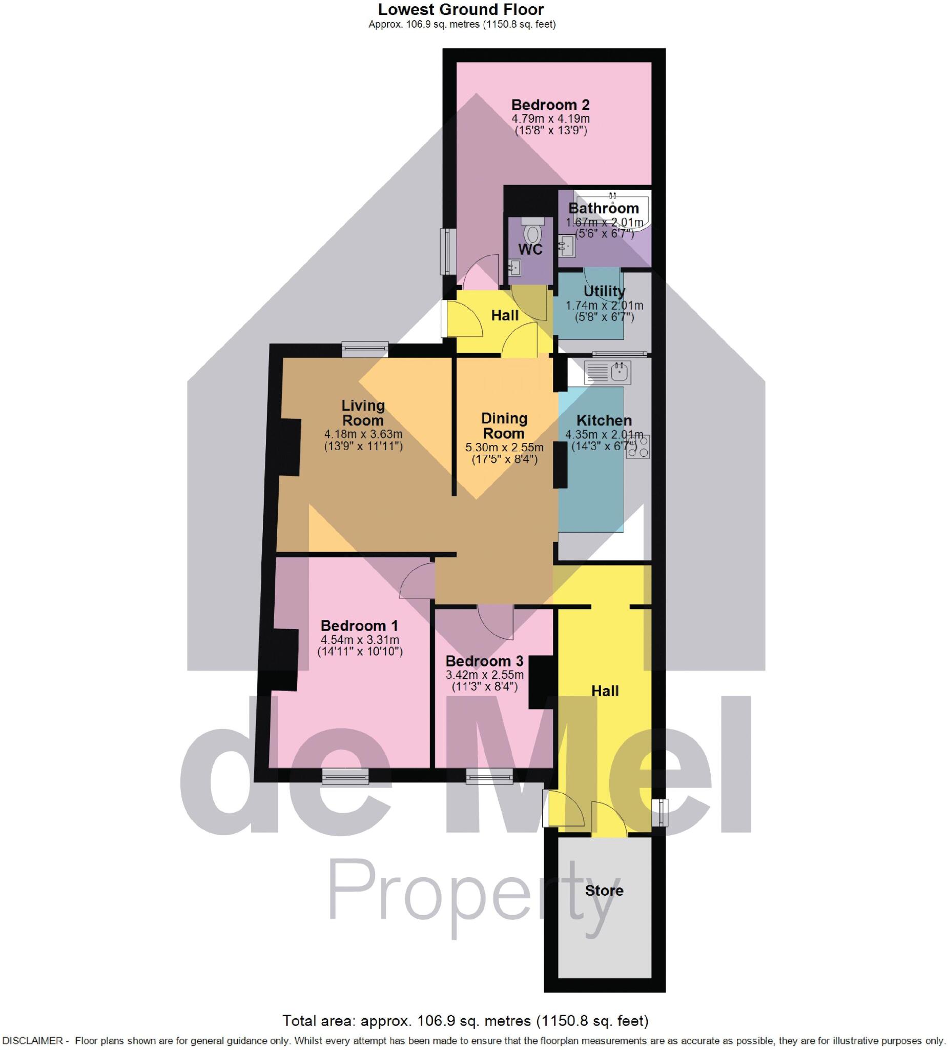 Clarence Road, Cheltenham, Gloucestershire, GL52 floorplan