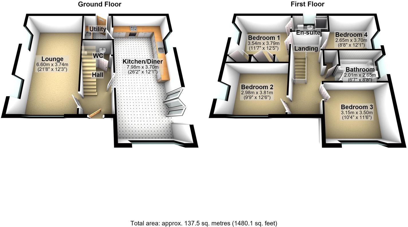 Helmsley Row, Garforth, Leeds floorplan