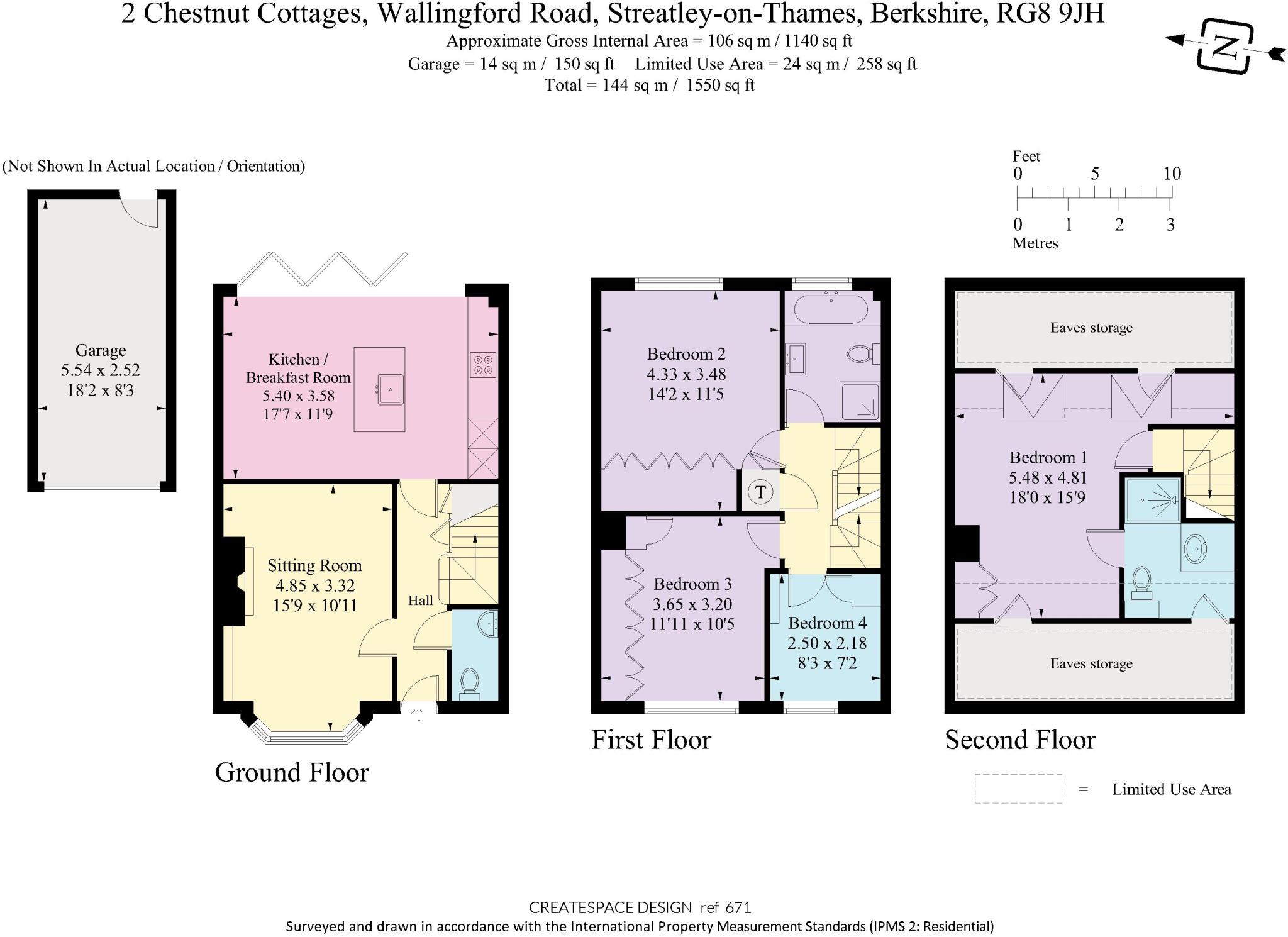 2 Chestnut Cottages , Streatley on Thames floorplan
