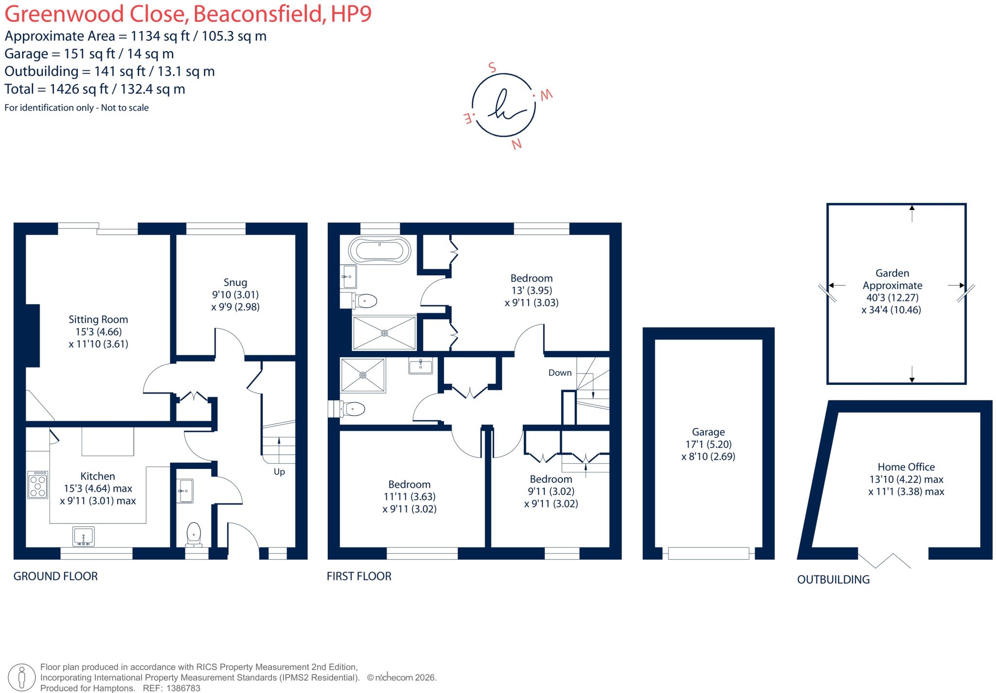 Greenwood Close, Seer Green, HP9 floorplan
