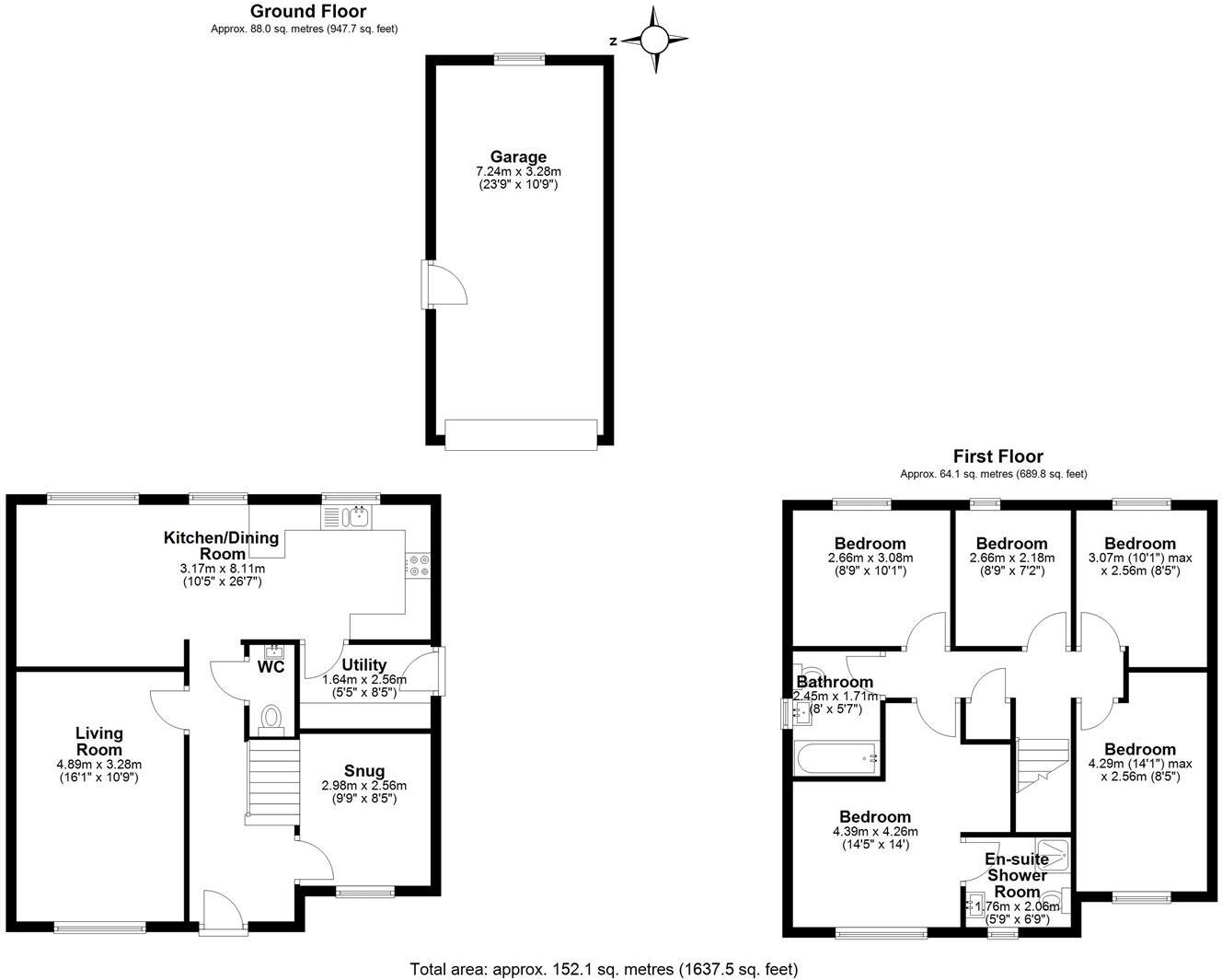 Hodgson Avenue, Leiston floorplan