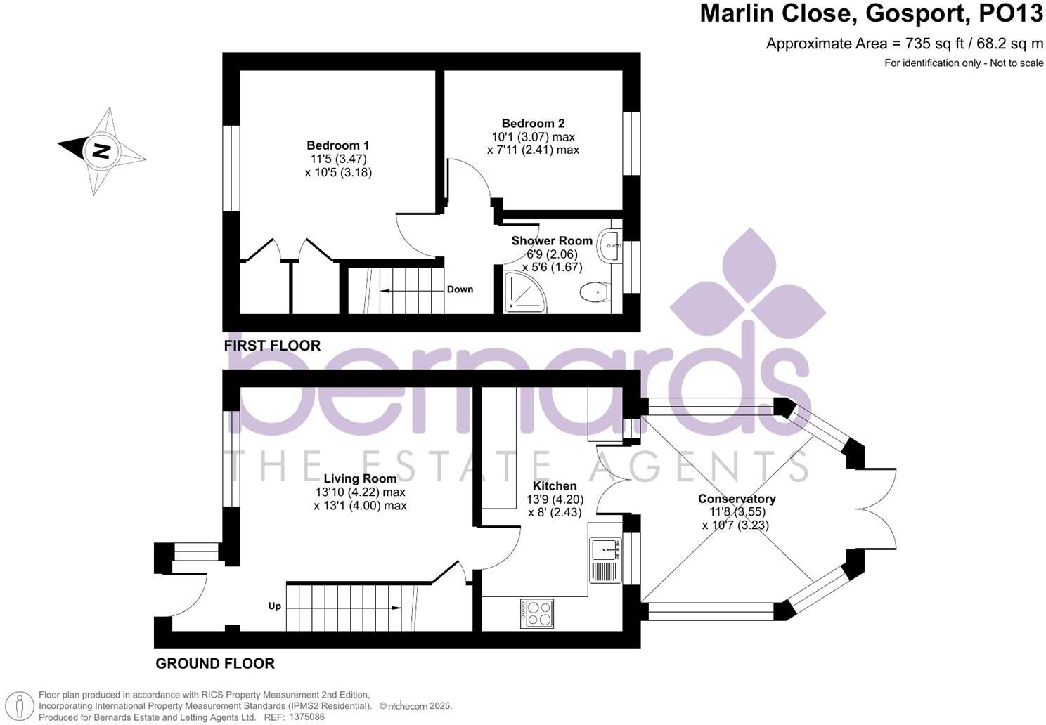 Marlin Close, Gosport floorplan