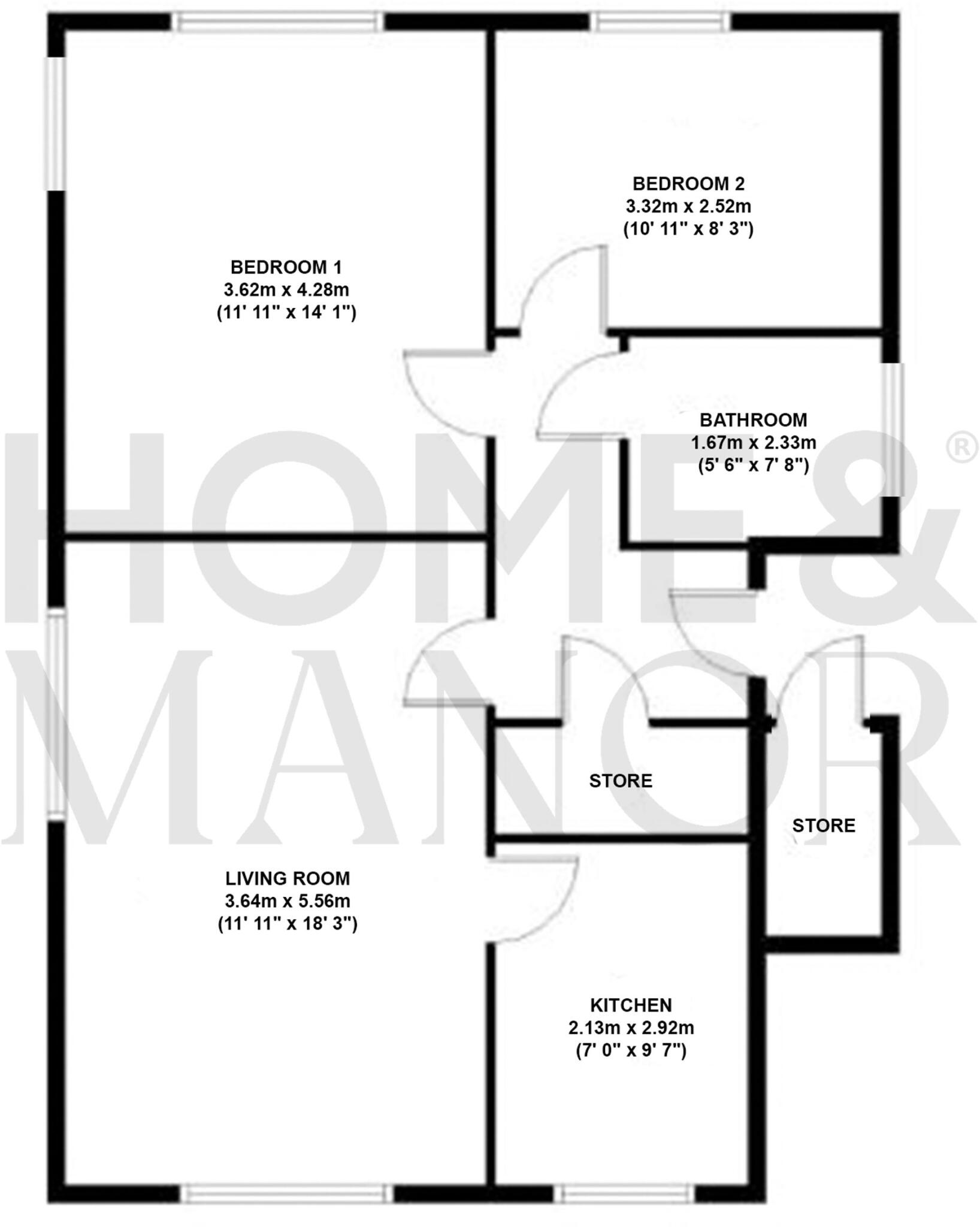 Carlile Street, Meltham, HD9 floorplan