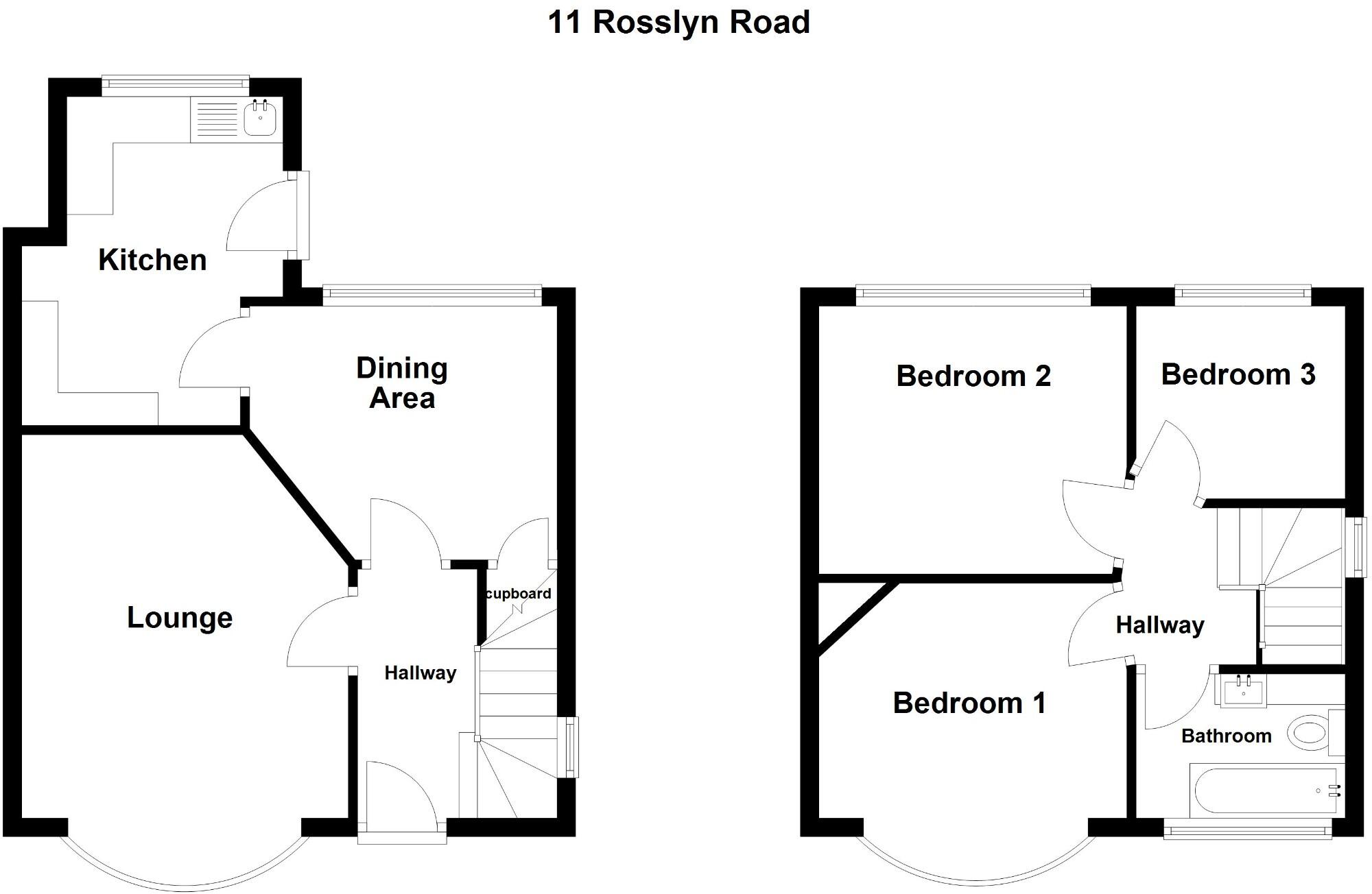 Rosslyn Road, Cheadle, Greater Manchester, SK8 floorplan