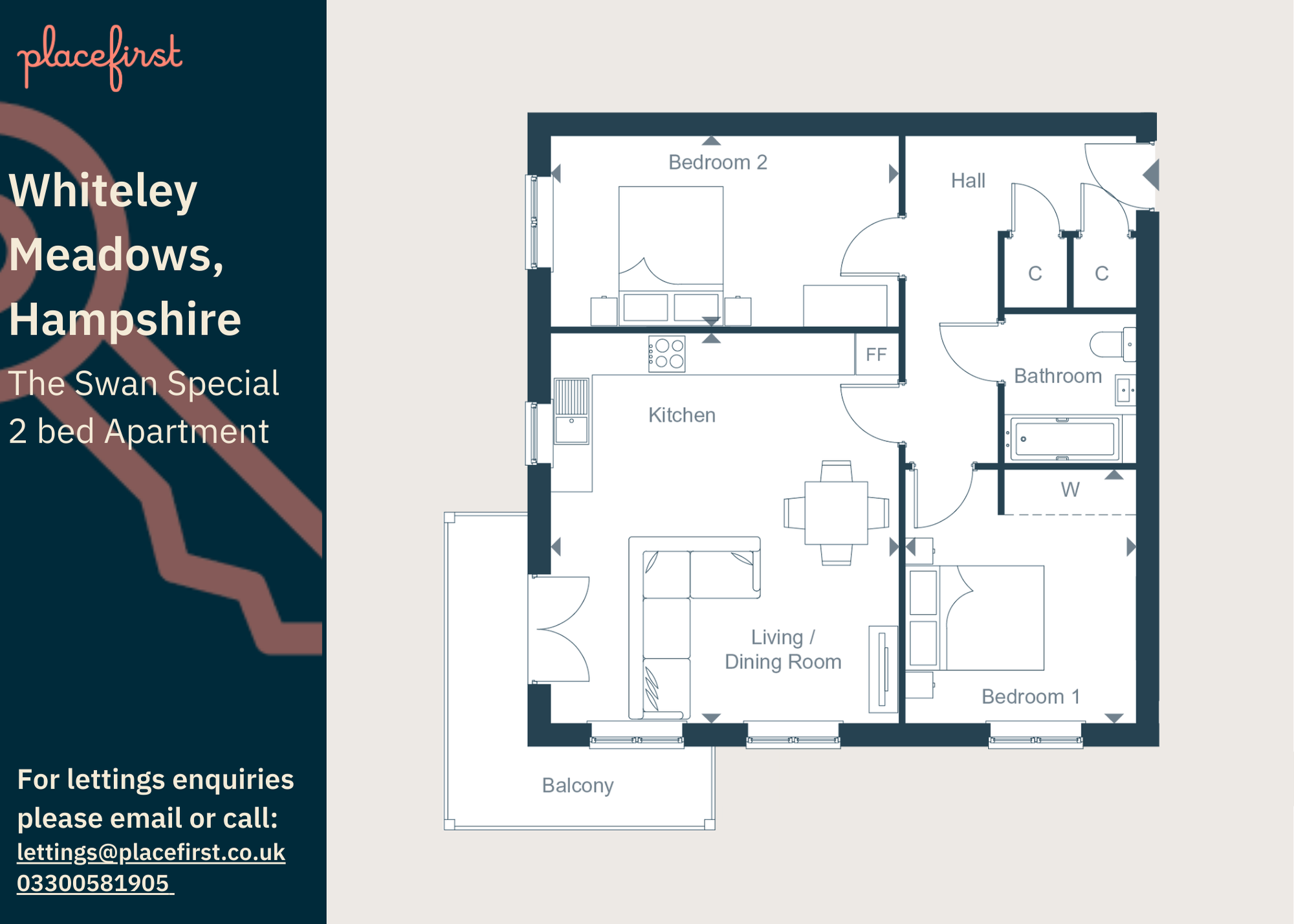 Meon House, Whiteley Way, Curbridge, Hampshire floorplan