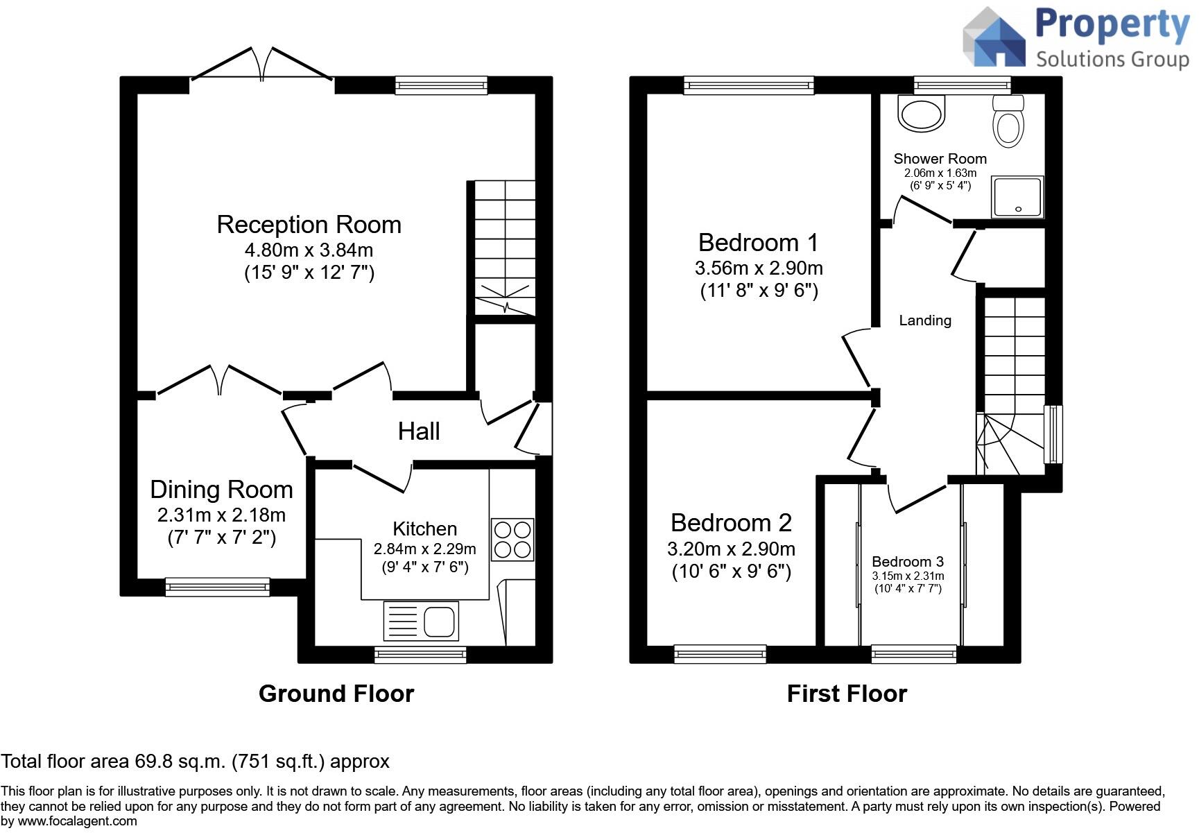 Wittering Close, NG10 floorplan