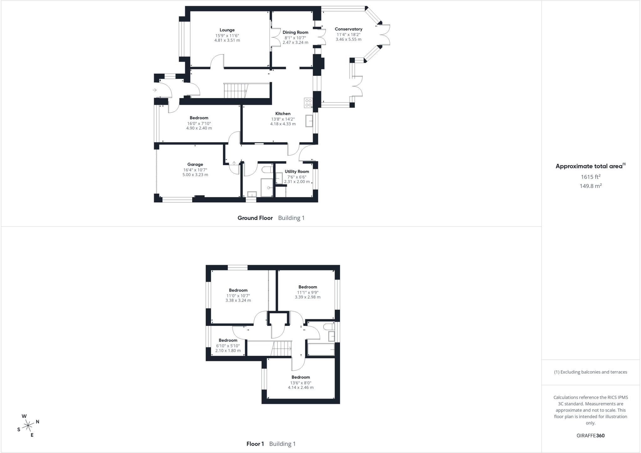 12, Donnington Drive, Christchurch, Dorset, BH23 floorplan