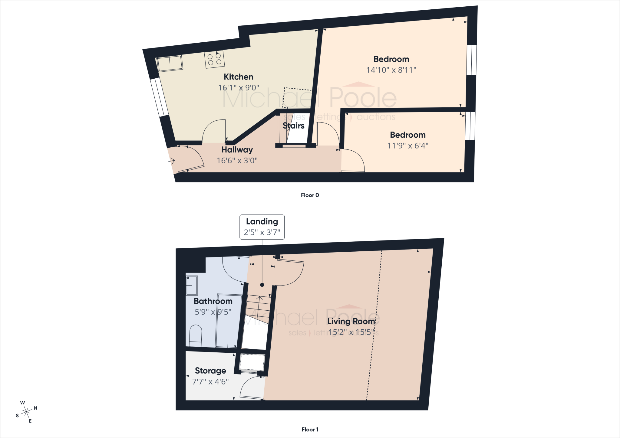 Cinder Path, Staithes floorplan