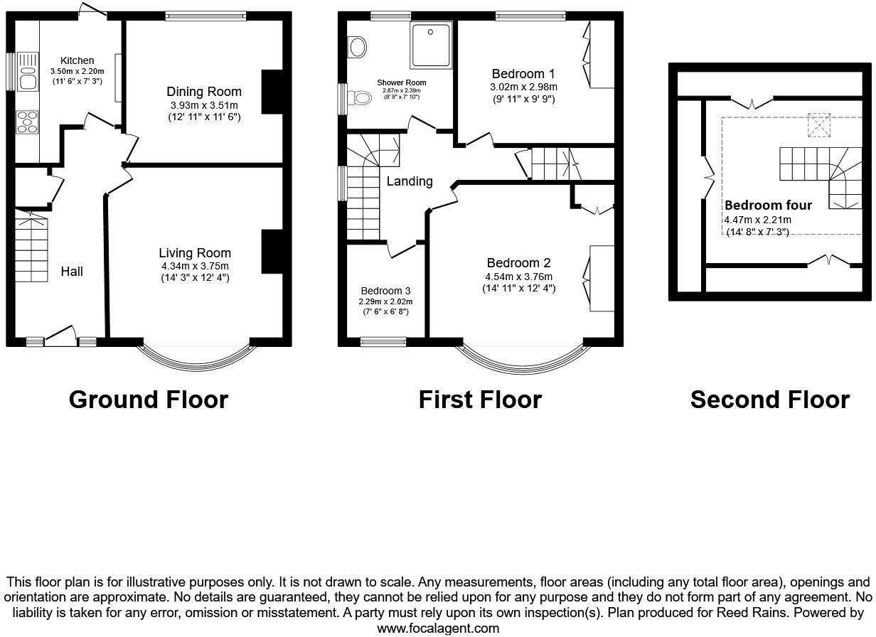 Church Lane, Crossgates, Leeds, West Yorkshire, LS15 floorplan