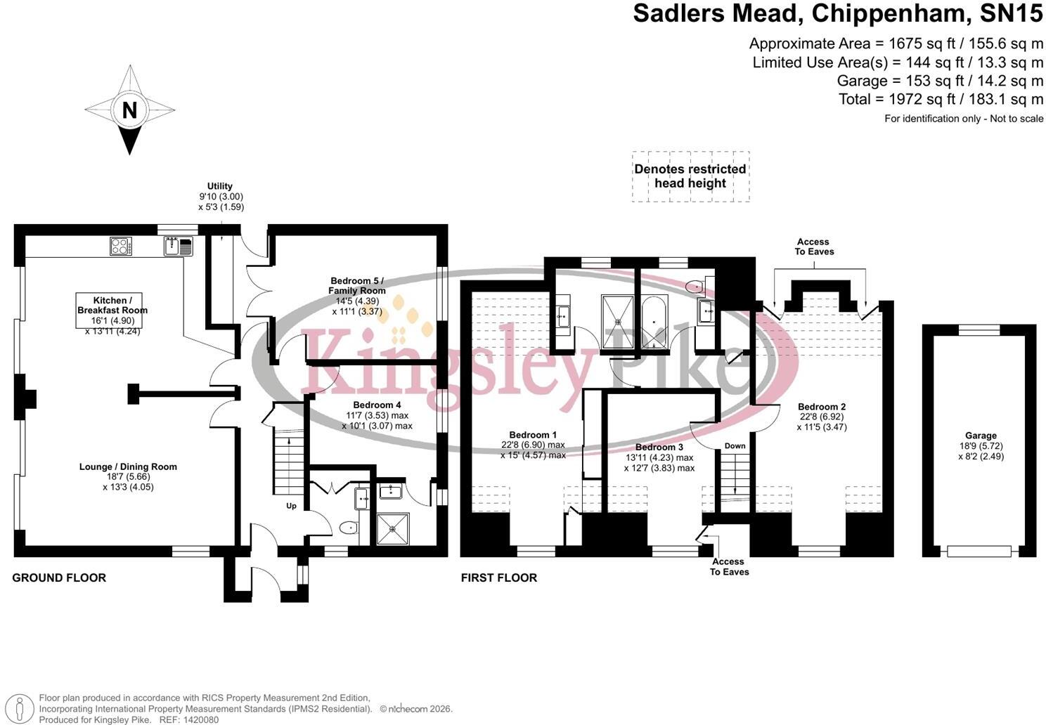 Sadlers Mead, Chippenham floorplan