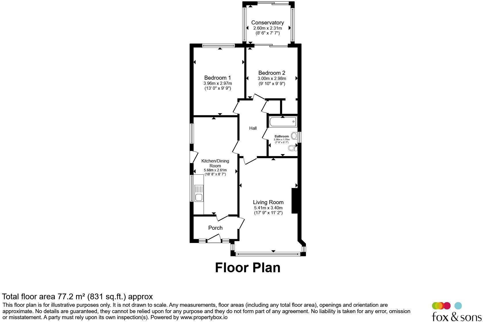 Montague Close, Southampton floorplan