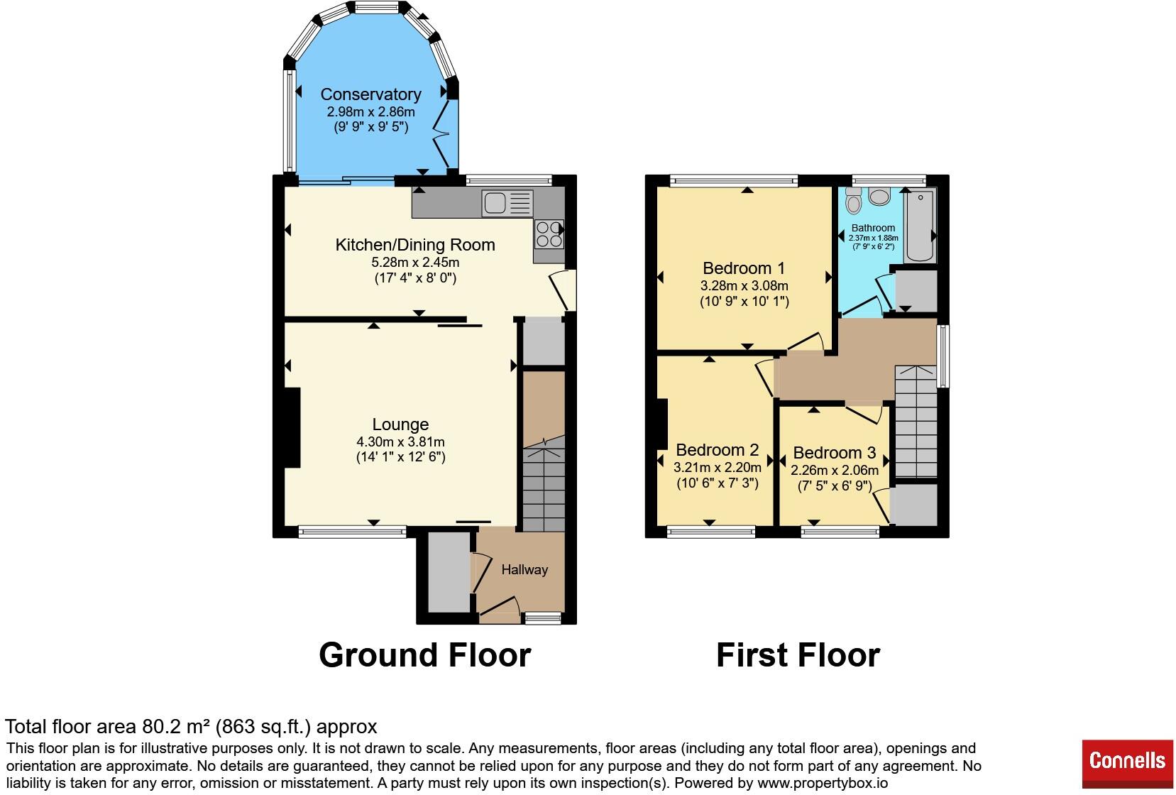 Devonshire Walk, Oadby, Leicester floorplan