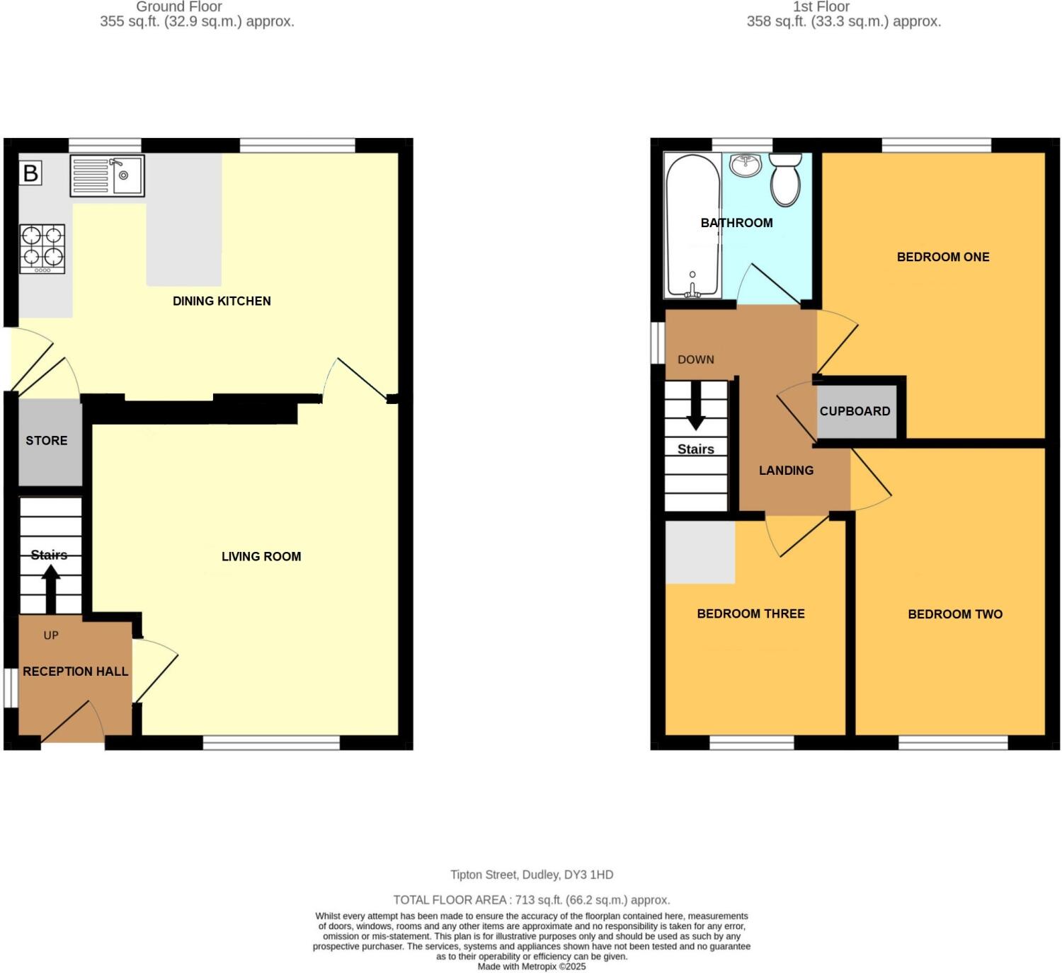 Tipton Street, SEDGLEY, DY3 1HD floorplan