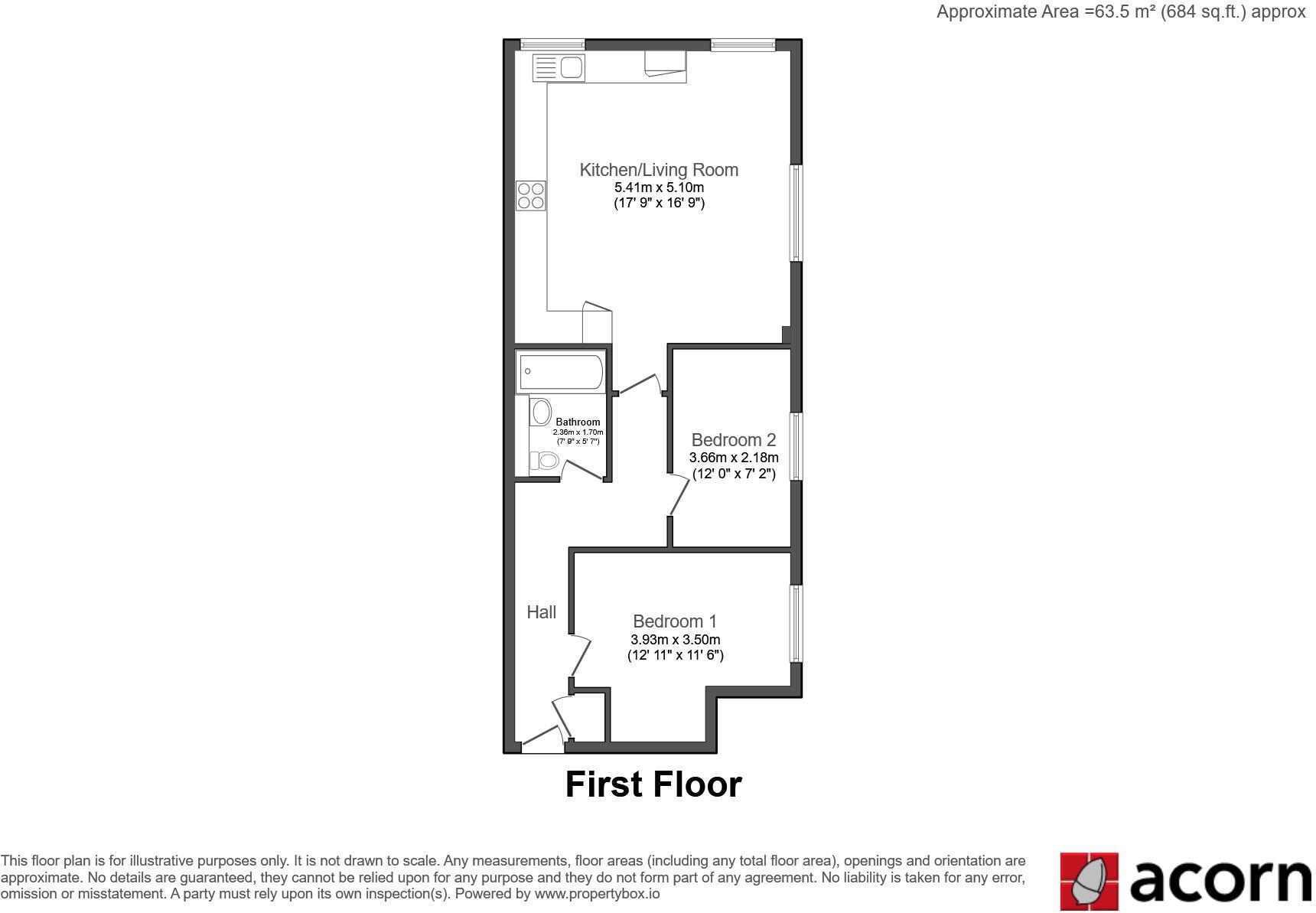 Belinda Road London SW9 floorplan