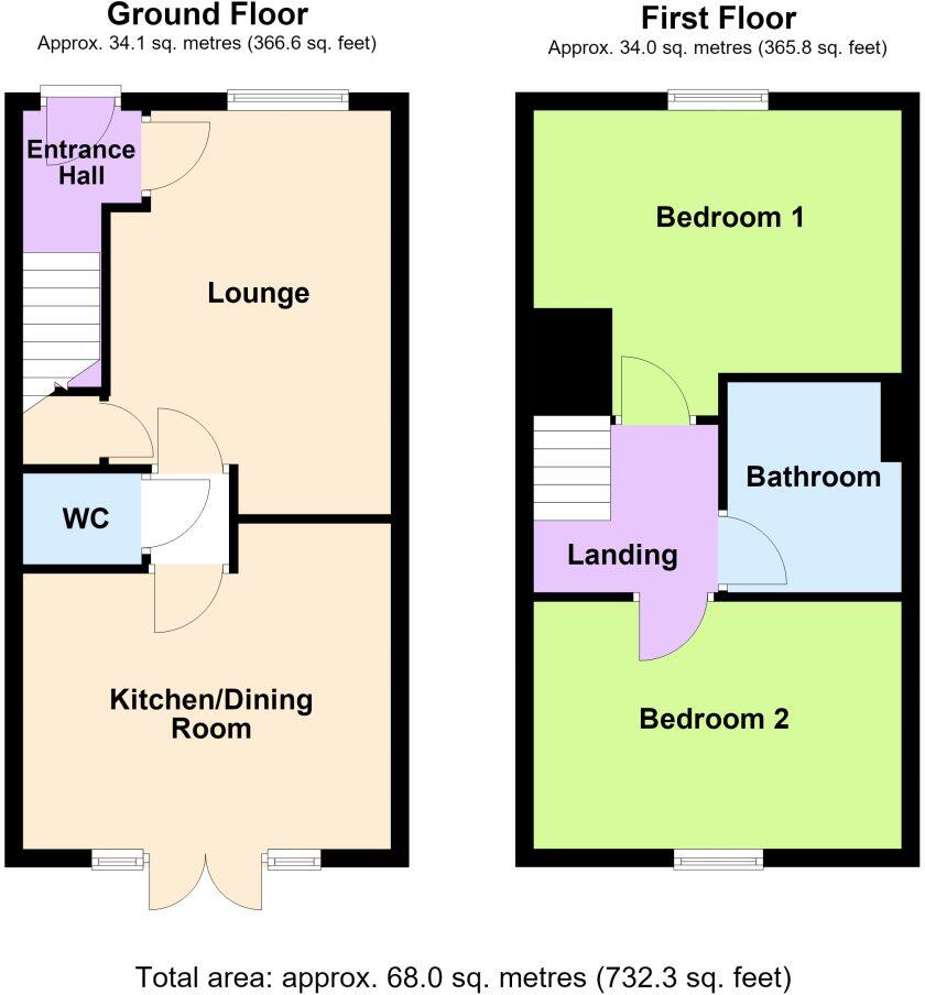 Woolsthorpe Close, Melton Mowbray floorplan