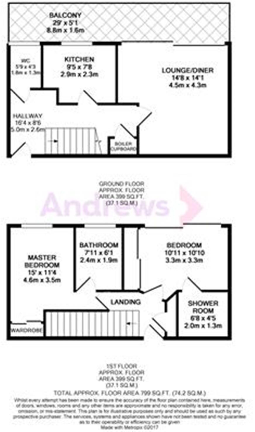 Canon Court, 91 Manor Road, Wallington, SM6 floorplan