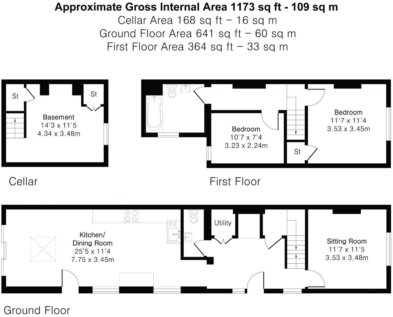 Brodie Road, Guildford, GU1 3RZ floorplan