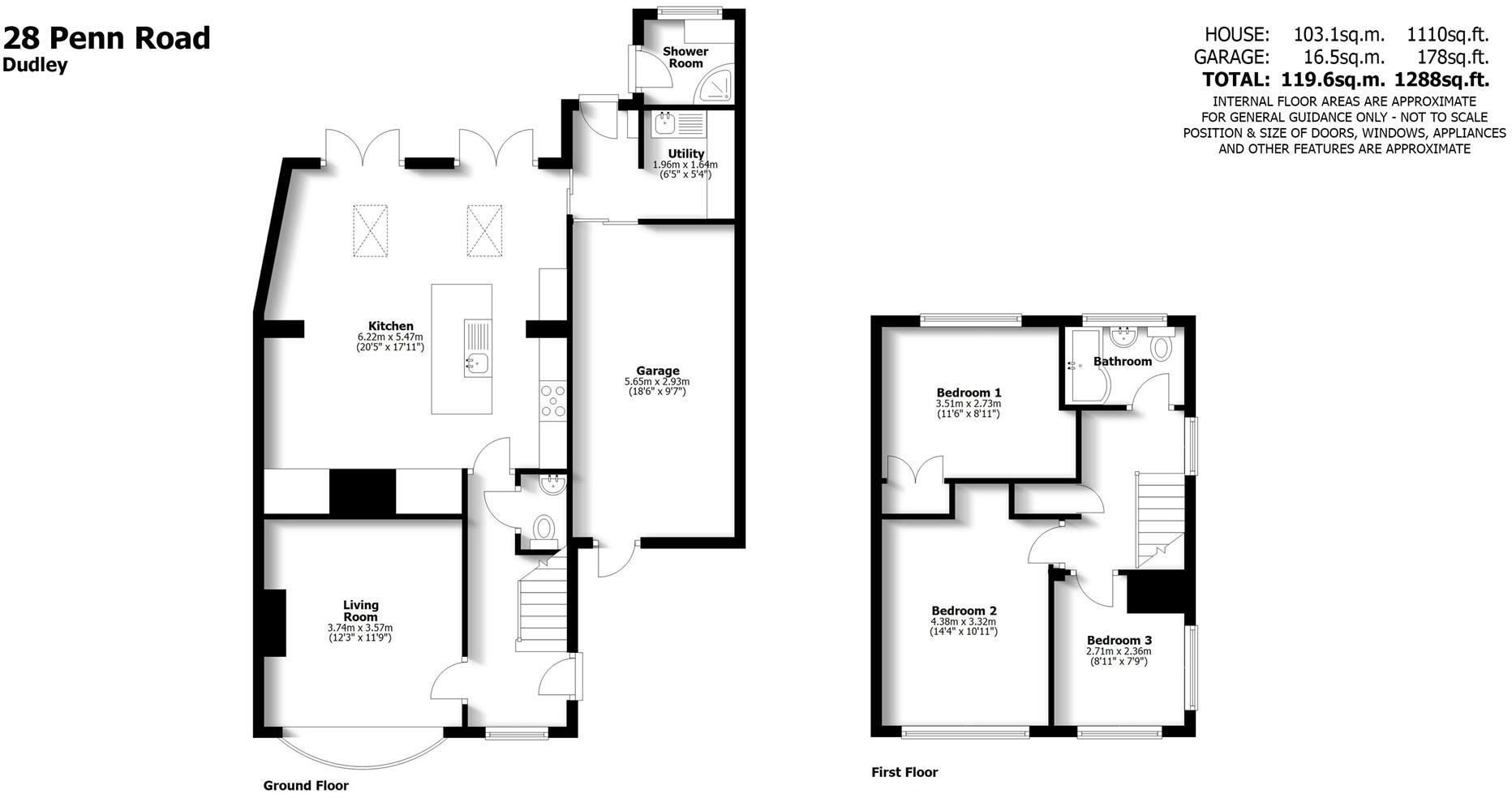 28 Penn Road, Gospel End floorplan