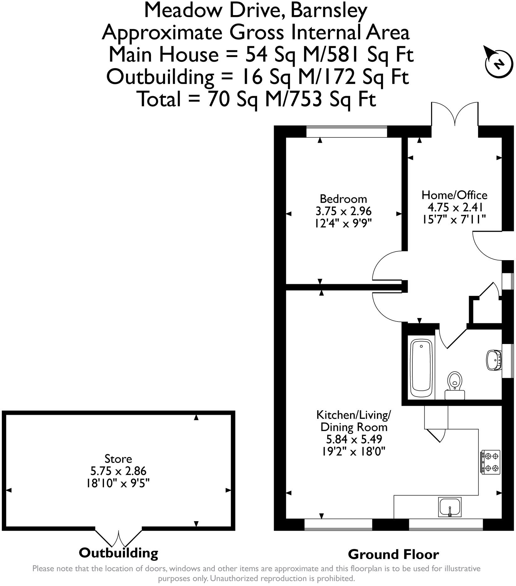 Meadow Drive, Barnsley, South Yorkshire floorplan
