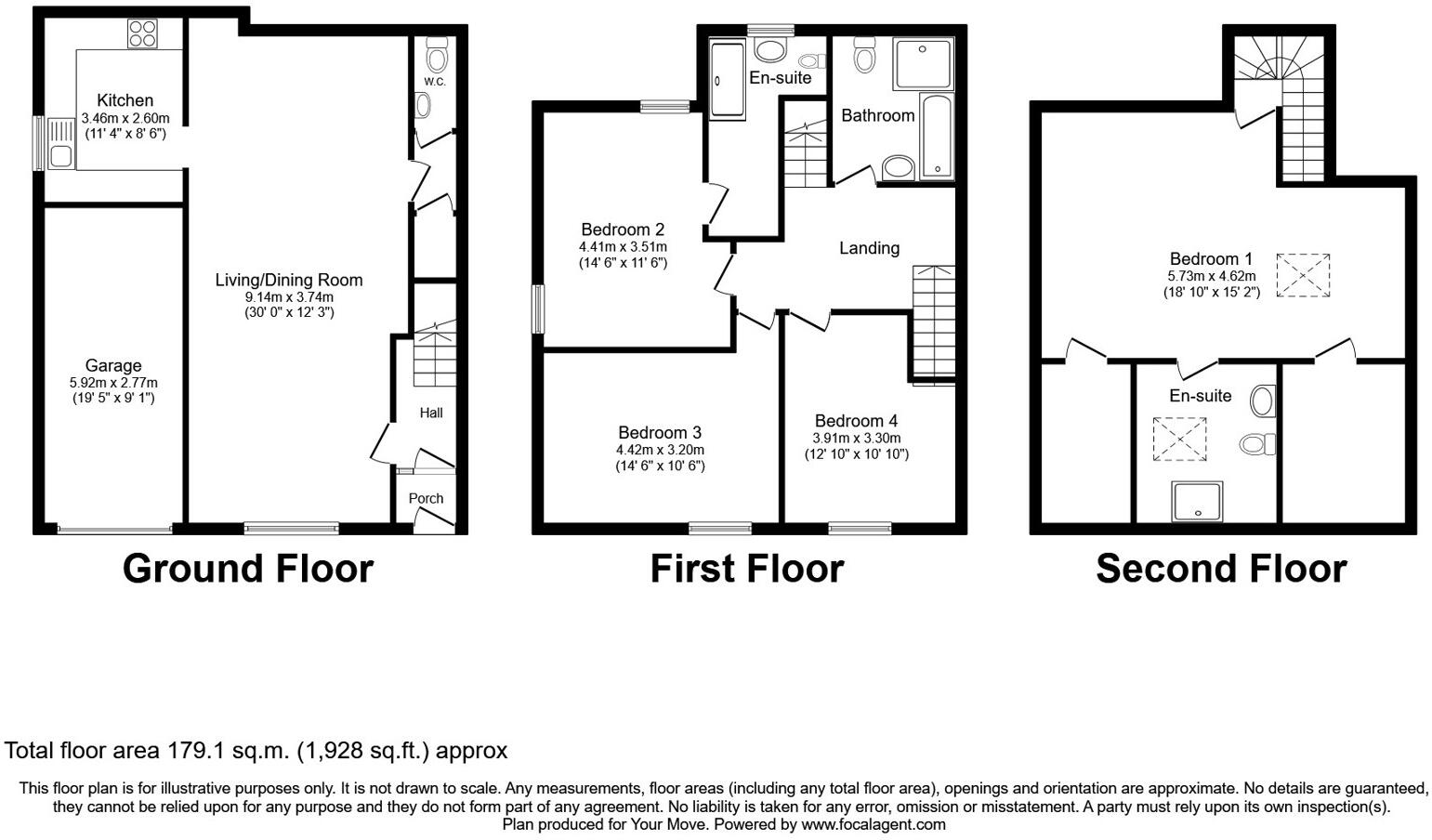Queen Street, Whitehaven, Cumbria, CA28 floorplan