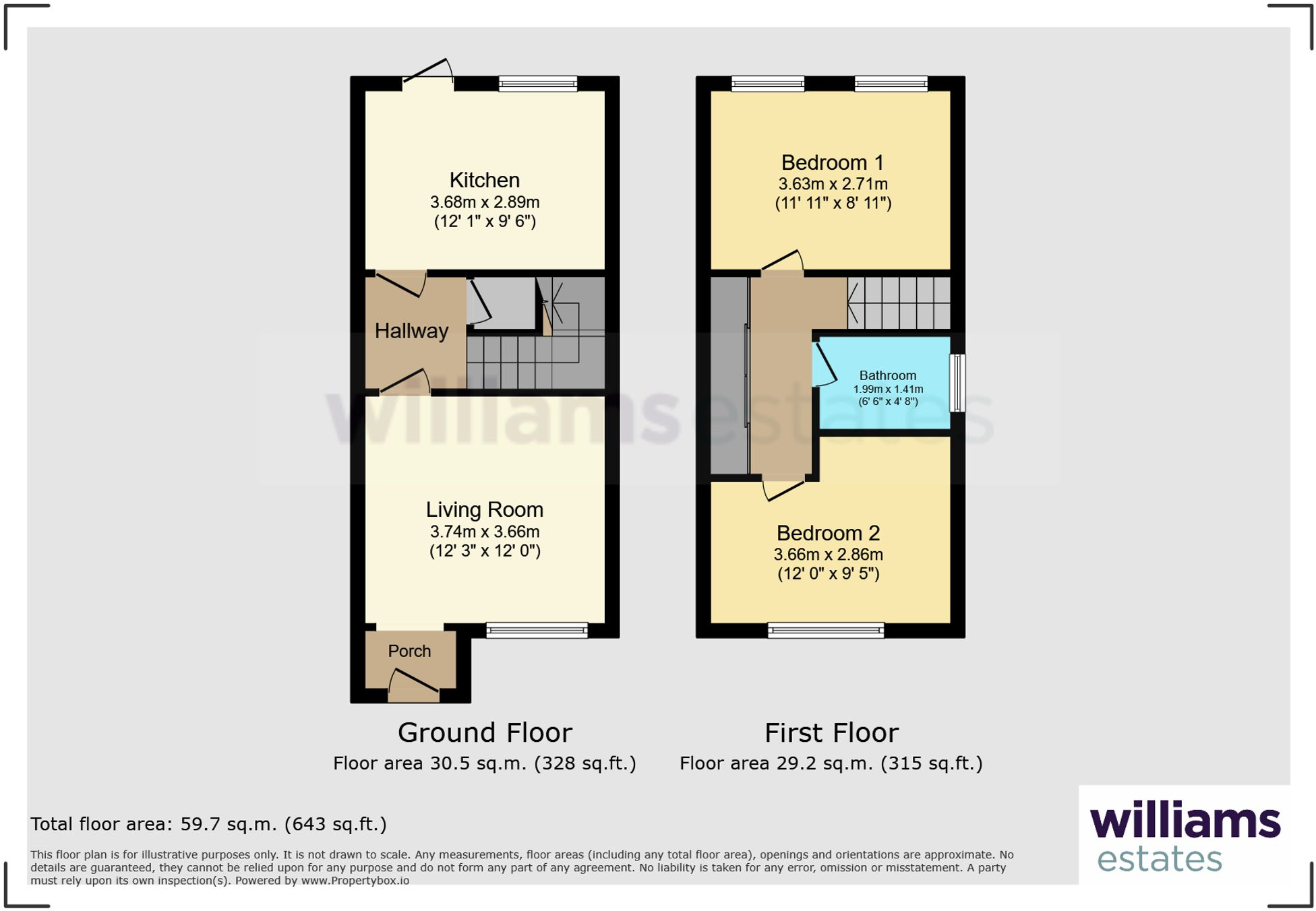 Lon Gwyndaf, Prestatyn, LL19 floorplan