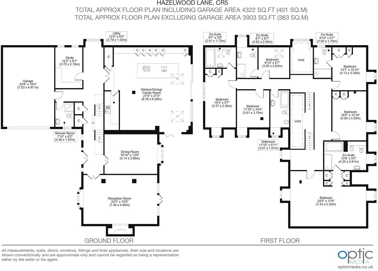 Hazelwood Lane, Chipstead floorplan