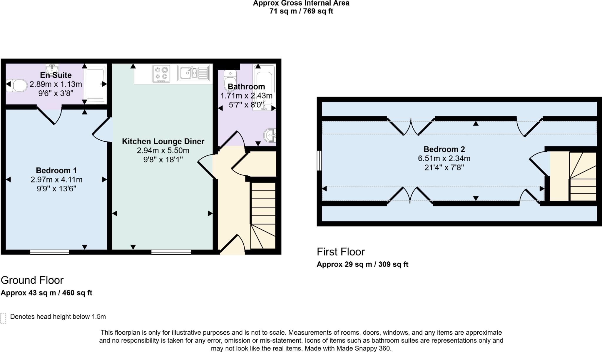 1 Warmans Barn, Burton End, Stansted floorplan