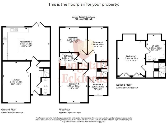 Garden Close, Grantham  floorplan