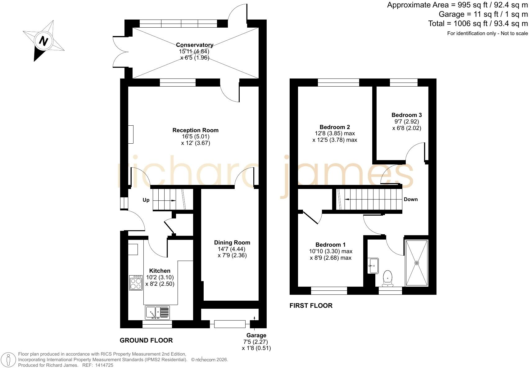 Bayleaf Avenue, Woodhall Park, Swindon, SN2 floorplan