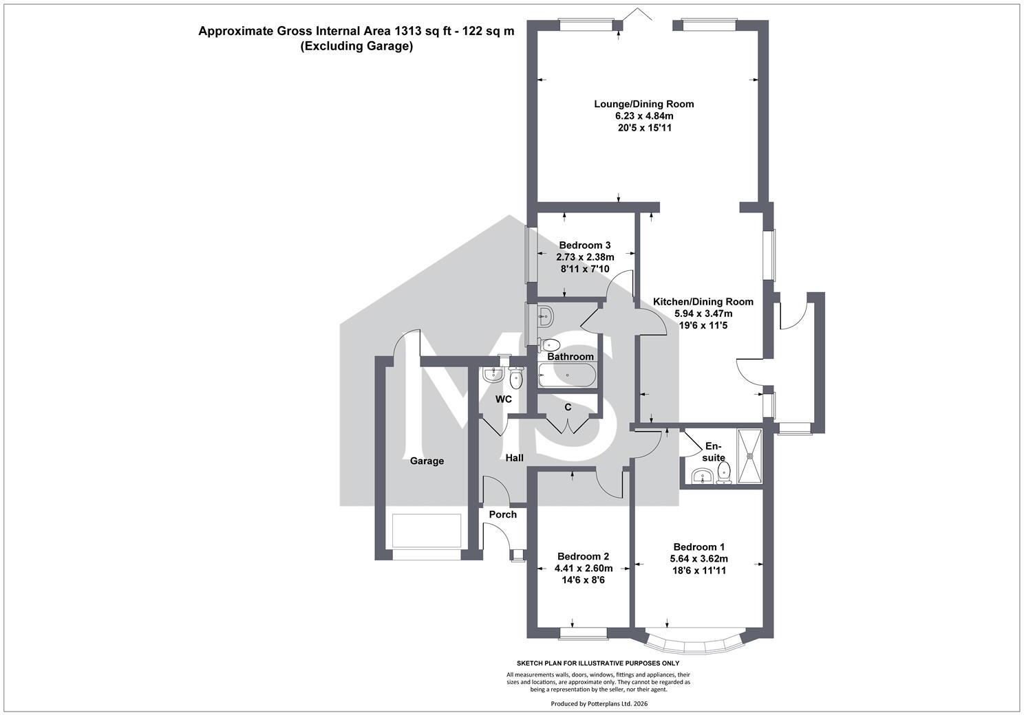 15, Aunums Close, Thornton-Le-Dale, Pickering floorplan