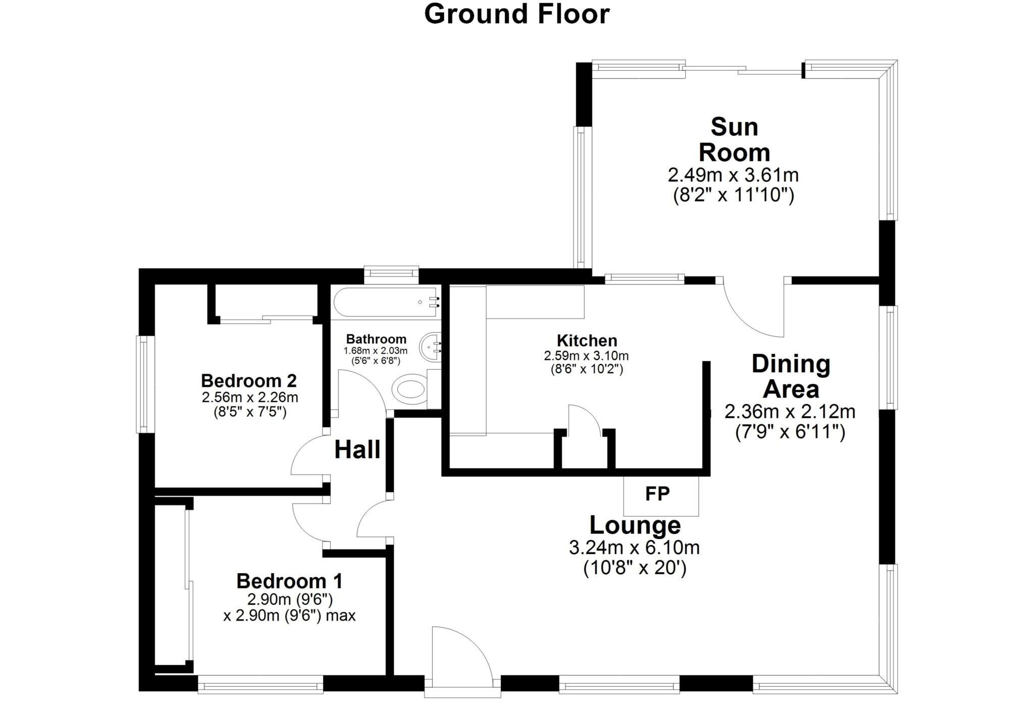 St Dominic Park, Callington floorplan