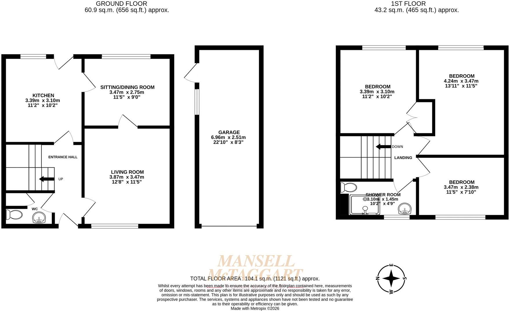 Manor Drive, Horley, RH6 floorplan