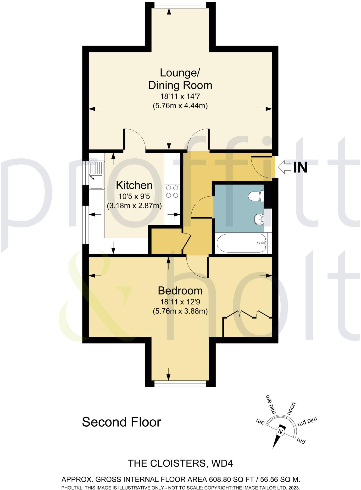 Church Lane, The Cloisters Church Lane, WD4 floorplan